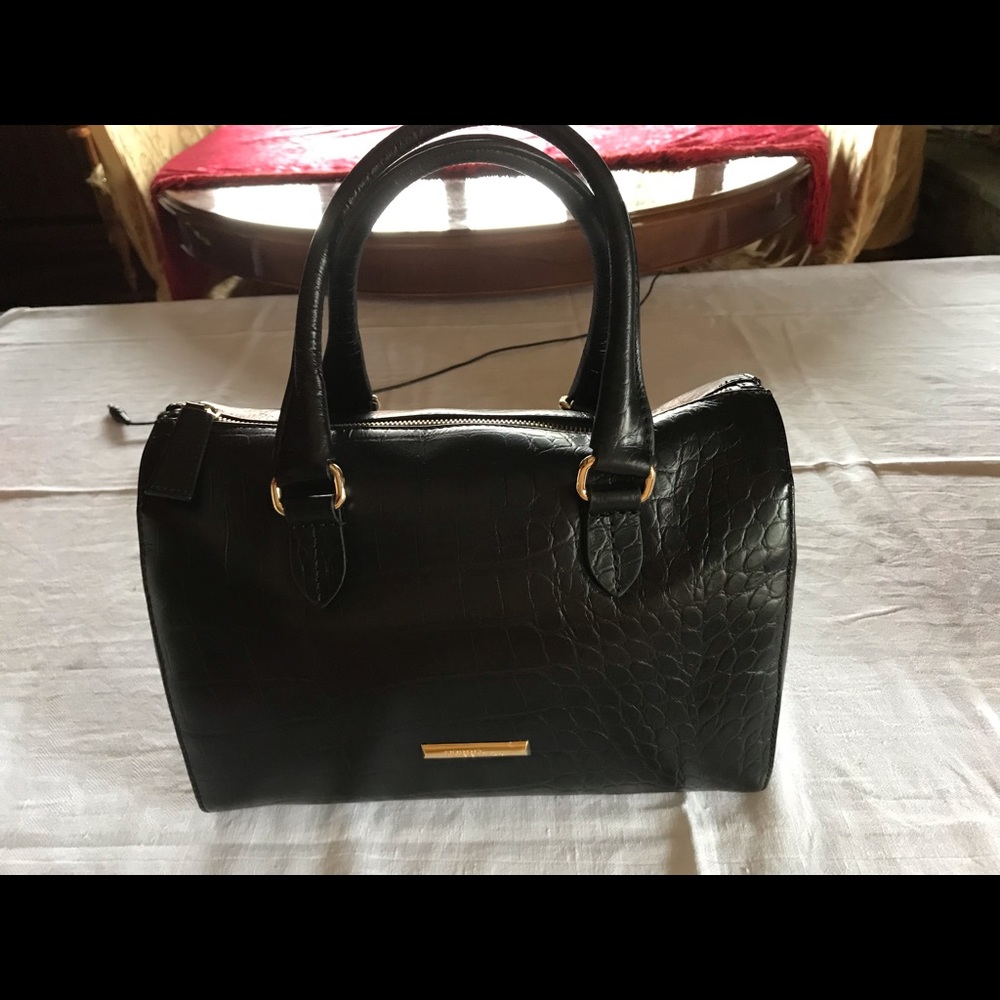 Ferre Milano authentic black leather bag